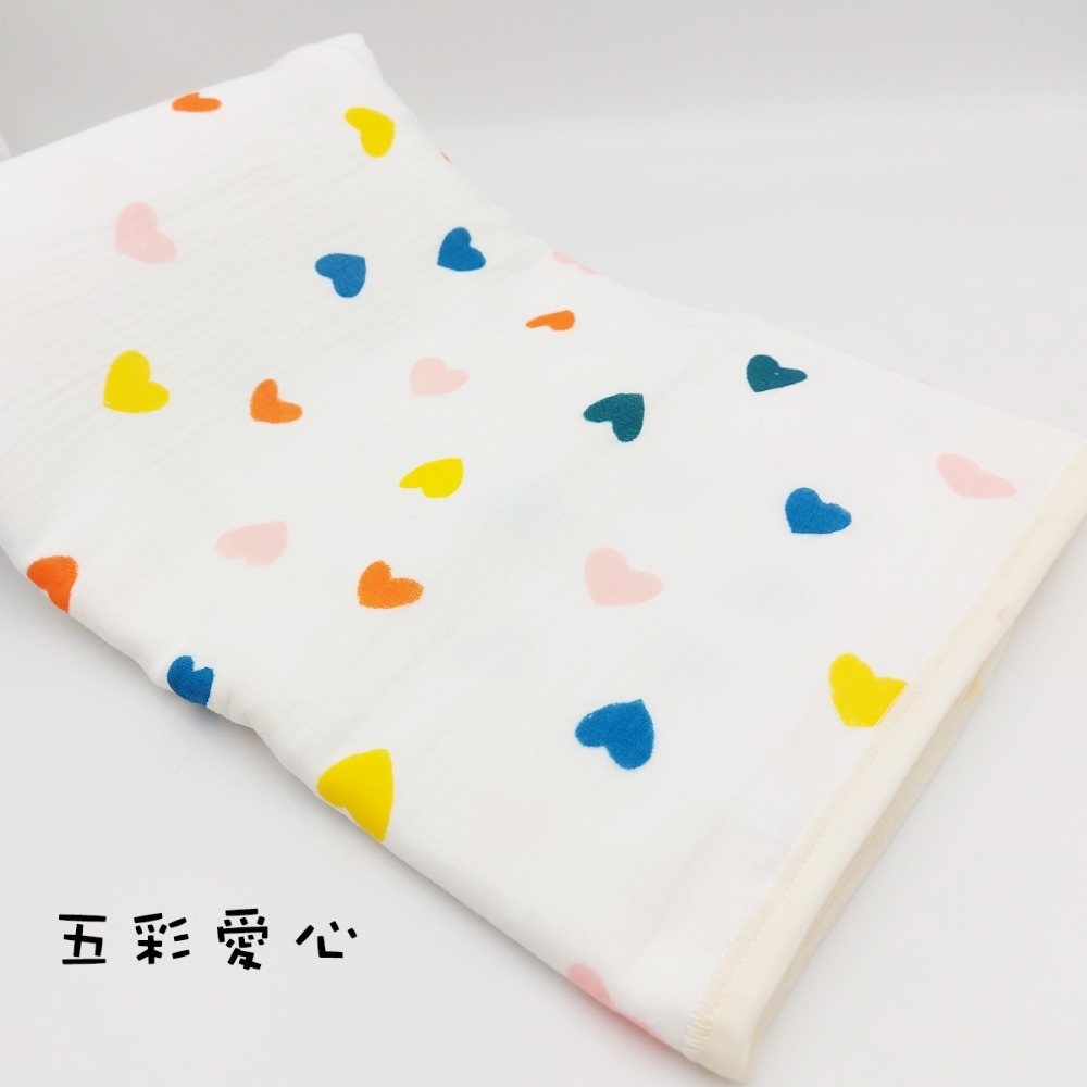 五彩愛心(120X135CM)