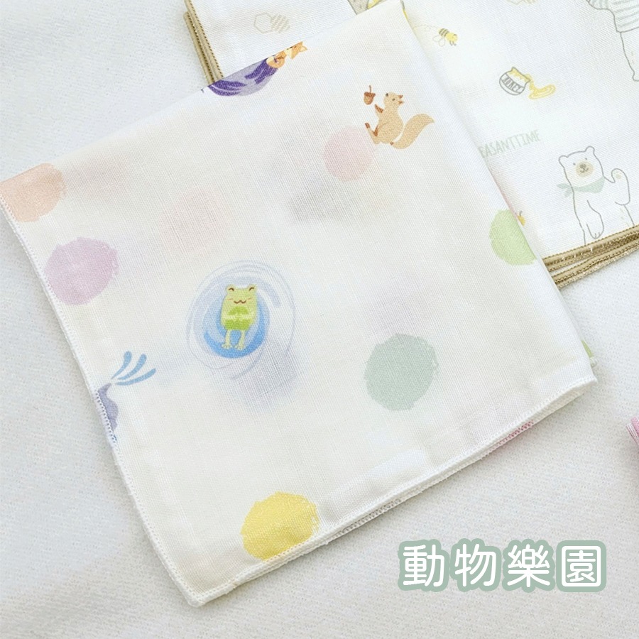玩棉主義 現貨附發票|台灣製純棉印花手帕 寶寶口水巾 純棉二重紗 澡巾 手帕-規格圖7