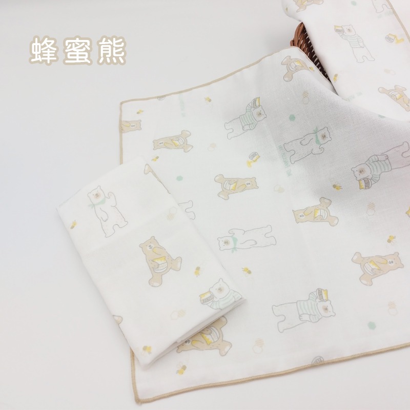 玩棉主義 現貨附發票|台灣製純棉印花手帕 寶寶口水巾 純棉二重紗 澡巾 手帕-規格圖7