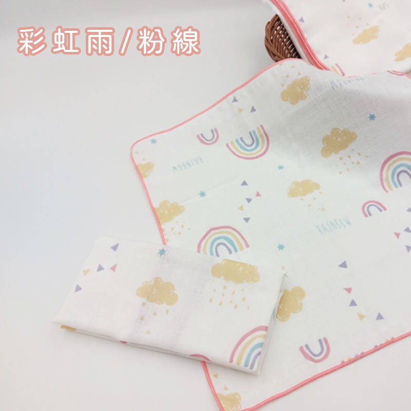 玩棉主義 現貨附發票|台灣製純棉印花手帕 寶寶口水巾 純棉二重紗 澡巾 手帕-規格圖7