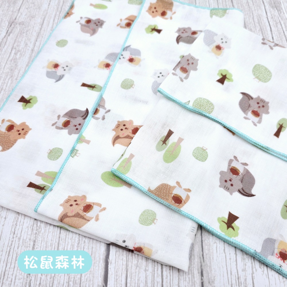 玩棉主義 現貨附發票|台灣製純棉印花澡巾 30x50cm 二重紗 寶寶紗布巾-規格圖4
