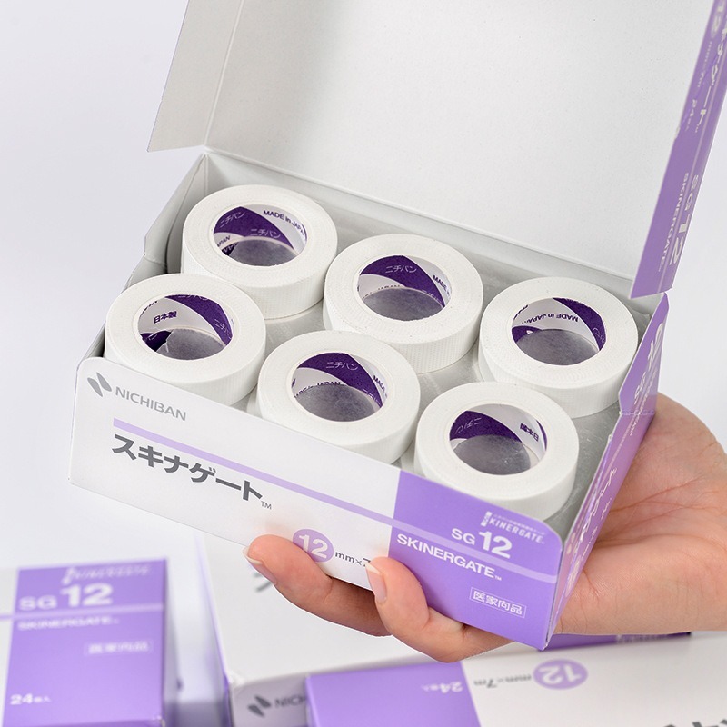 🚀現貨🚀《美館》日本NICHIBAN膠帶 盒裝 原裝正版 日製膠帶 嫁接膠帶 美睫膠帶 布膠帶 透氣膠帶 紙膠帶-規格圖4