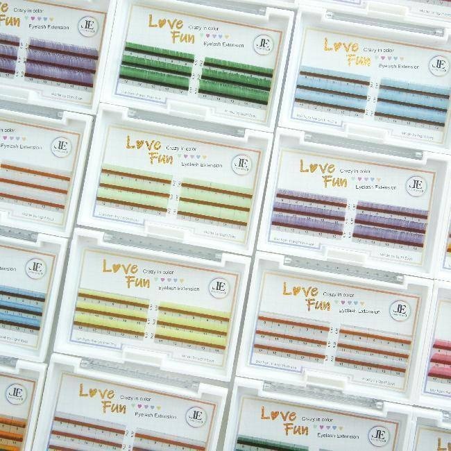 🚀現貨+預購🚀《美館》LoveFun樂紛 彩色睫毛 0.07系列 彩色毛 繽紛睫毛 美睫 嫁接-細節圖2