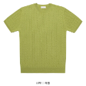 [N.plaza] 韓國 麥德電纜圓領短袖針織衫（12色）-規格圖11