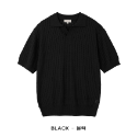 [N.plaza] 韓國 SCASH棉麻開領短袖針織衫（5色）-規格圖11