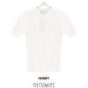 [N.plaza] 韓國 Revenant羅紋亨利短袖針織衫（4色）-規格圖9