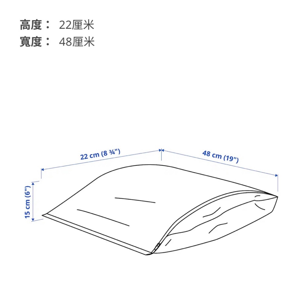 🇸🇪IKEA代購✨PAR 鞋袋 48x22㎝　👟鞋盒 鞋子收納袋 旅行 防潑水 防塵 衣服衣物收納整理-細節圖5