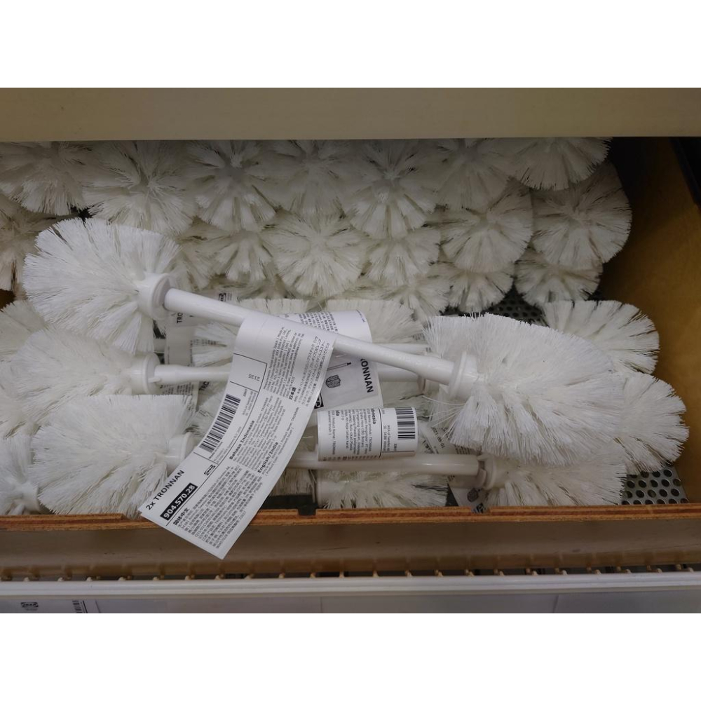 🇸🇪IKEA代購✨TRO 替換刷頭, 白色  2件裝   🚽馬桶刷-細節圖2