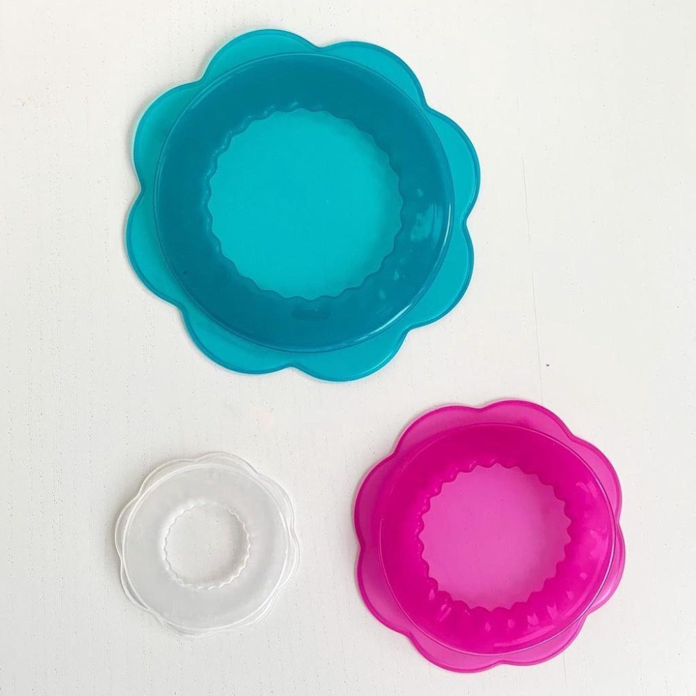 🇸🇪代購✨OVE 食物保鮮罩 3件組 矽膠 彩色 💎矽膠罩 菜罩 食物罩 餐桌罩 水果罩 保鮮膜 蓋子 封口套 保鮮膜蓋-細節圖2