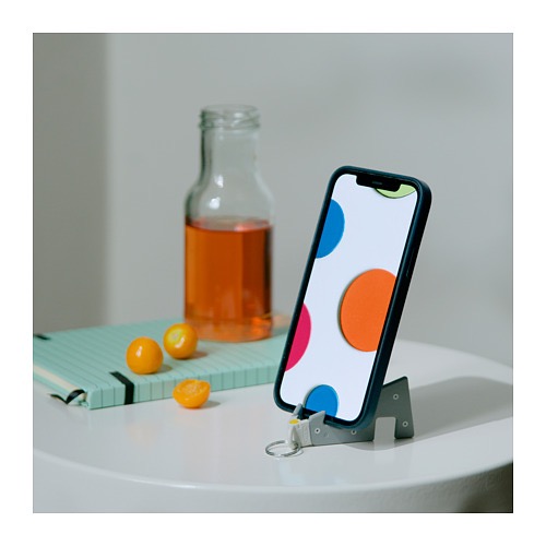 🇸🇪代購✨YUP 手機架 灰色　📱懶人支架 追劇神器 高CP質隨身攜帶鑰匙環 小巧鑰匙吊飾 可調任一傾斜角度 可折疊立架-細節圖6