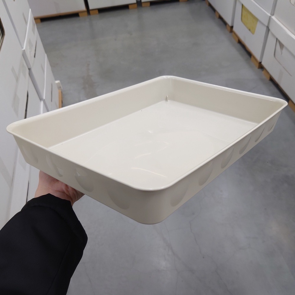 🇸🇪代購✨NOJ 收納盒	塑膠/米色	多種尺寸	💎整理盒 托盤 化妝品刷具小物 浴室防水 居家小型抽屜 桌上收納-細節圖8