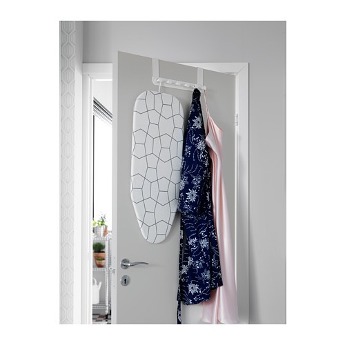 🇸🇪IKEA代購✨ENU 門後掛勾, 白色  🚪門後六連掛勾架 衣帽架 門後勾/六勾/門後收納 掛架/收納架/衣架/掛鉤-細節圖4