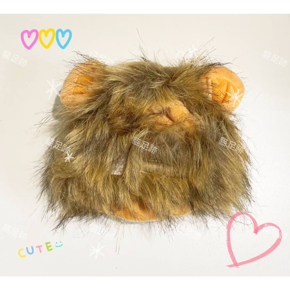 【台中現貨】超萌🔥熱賣 寵物變裝 貓帽子 可愛獅子頭套-細節圖2