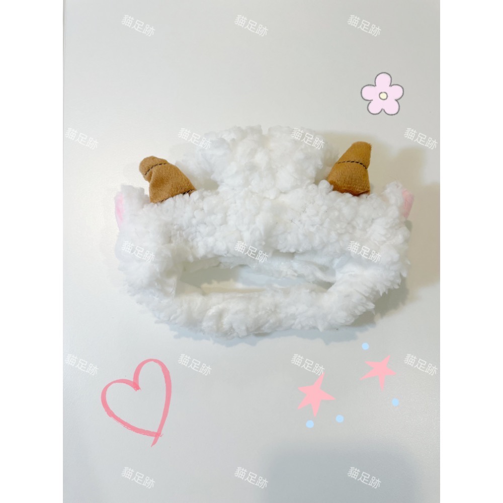 【台中現貨】超可愛🔥羊咩咩造型 貓咪頭套-細節圖2