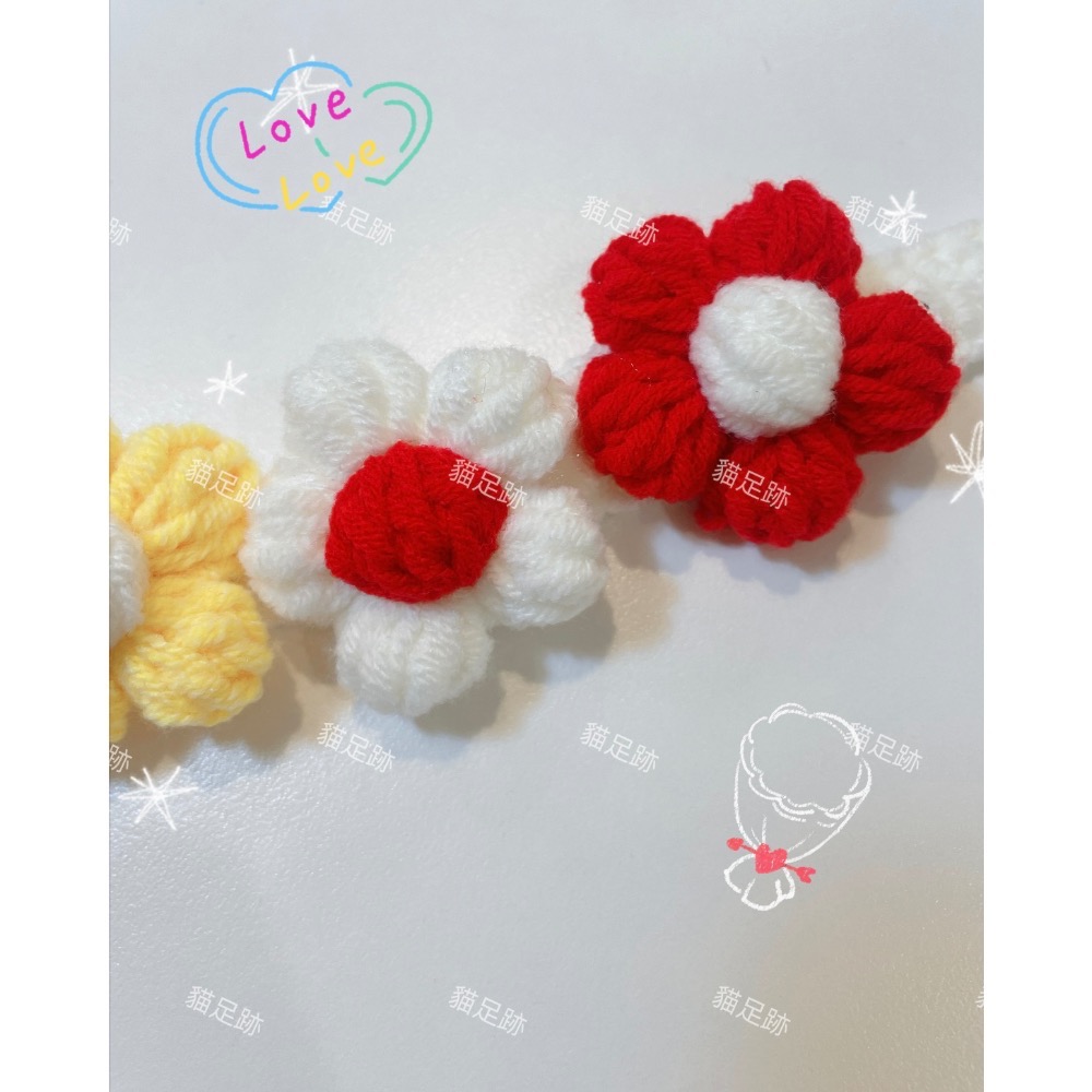 超可愛❤️ 甜美花花寵物項圈 貓咪頸項圈-細節圖3