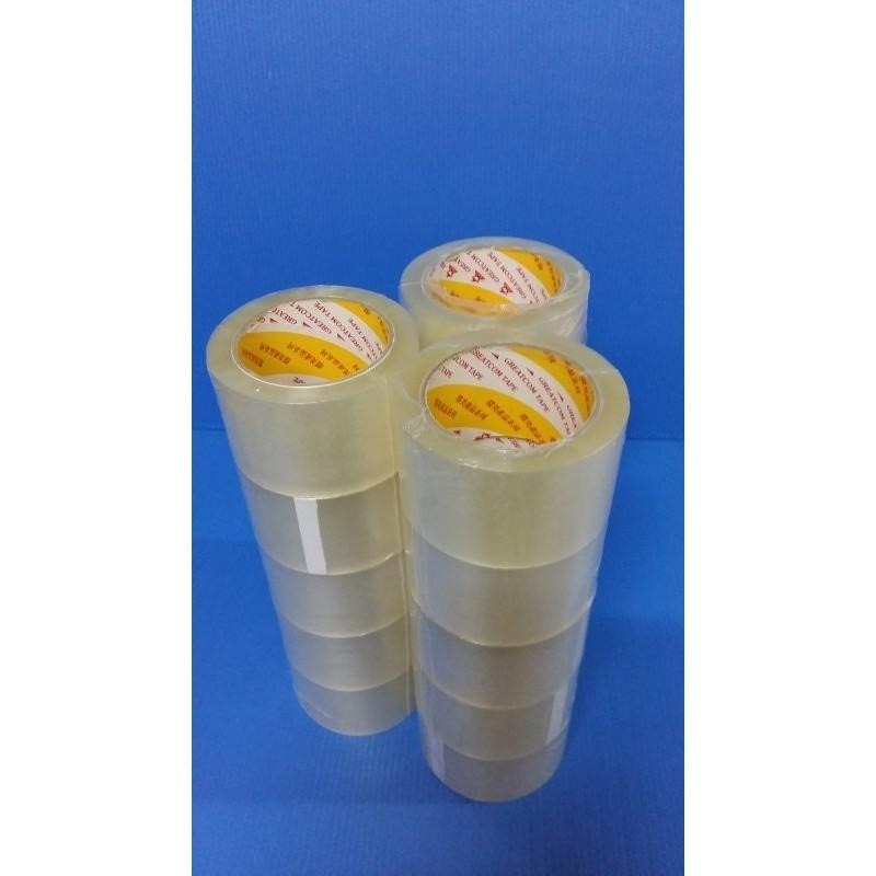 含稅附發免運!環美牌透明膠帶 寬版60mm*90Y一箱100捲 環美膠帶 厚度4條3 封箱膠帶 OPP膠帶 60mm膠帶-細節圖2