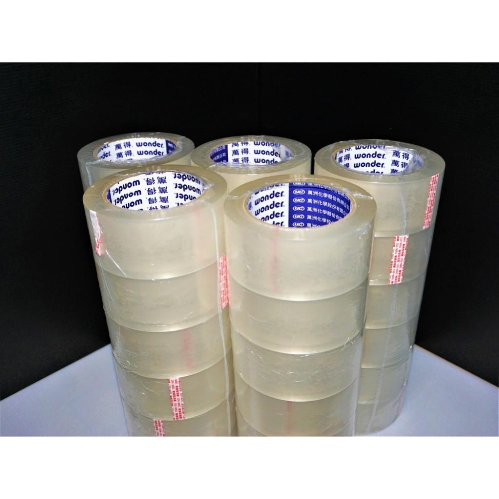 含稅附發票 萬得12200 超黏油膠蔬果膠帶1束6捲試用價 48mm*90y 萬得牌 封箱膠帶 透明膠帶 萬得膠帶-細節圖3