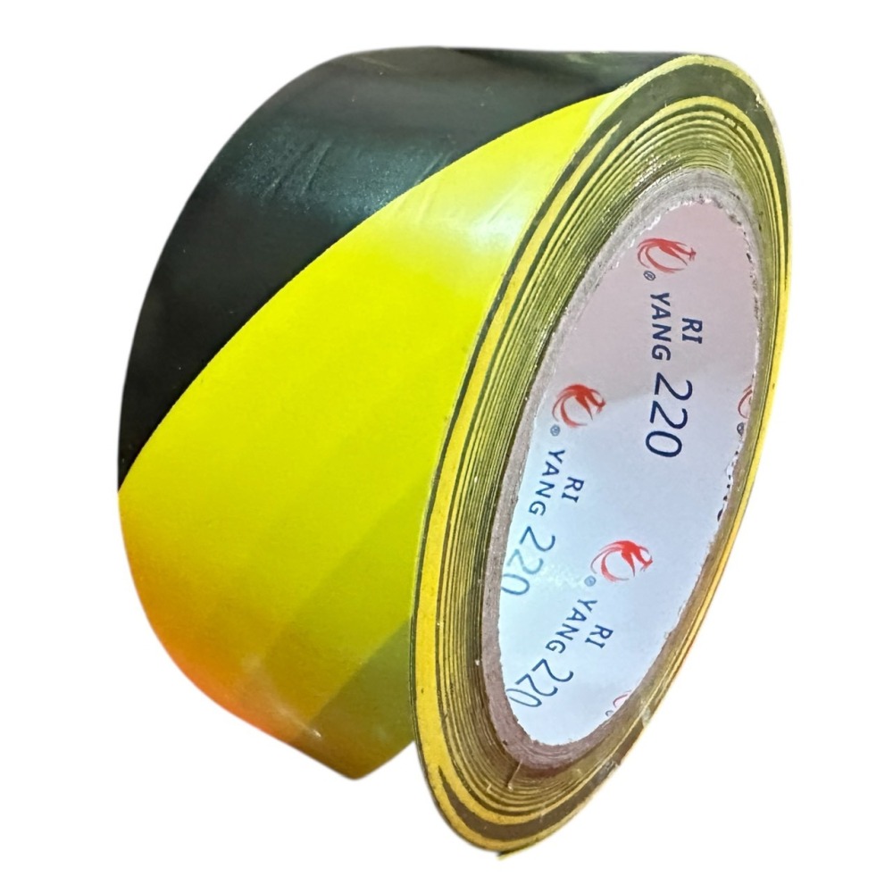 含稅附發票 云境銷售企劃社 48mm足25米長 一箱72捲裝/120捲裝 黑黃斑馬膠帶 警示膠帶 PVC膠帶-細節圖2