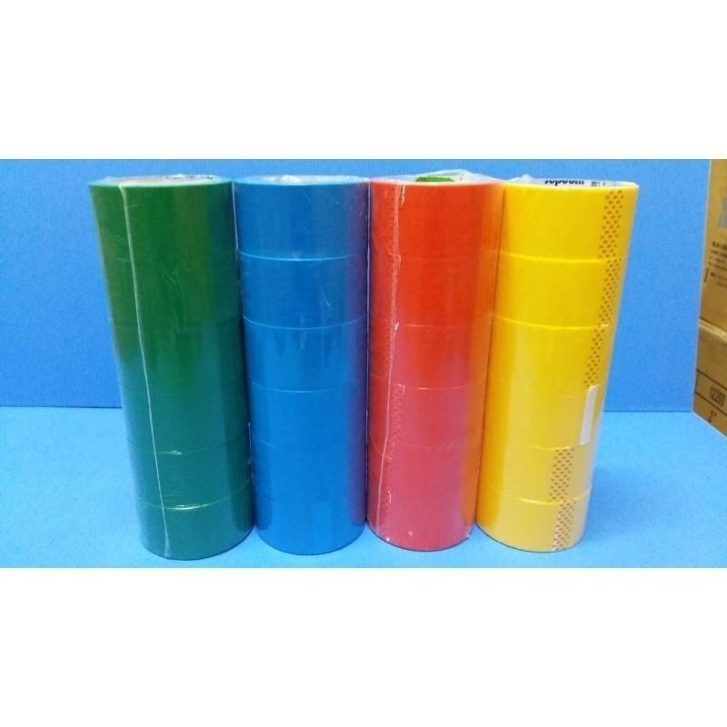 含稅附發票【膠帶專家】彩色OPP膠帶~(整箱可混色免運費再送切台)~48mm*50y~-細節圖2