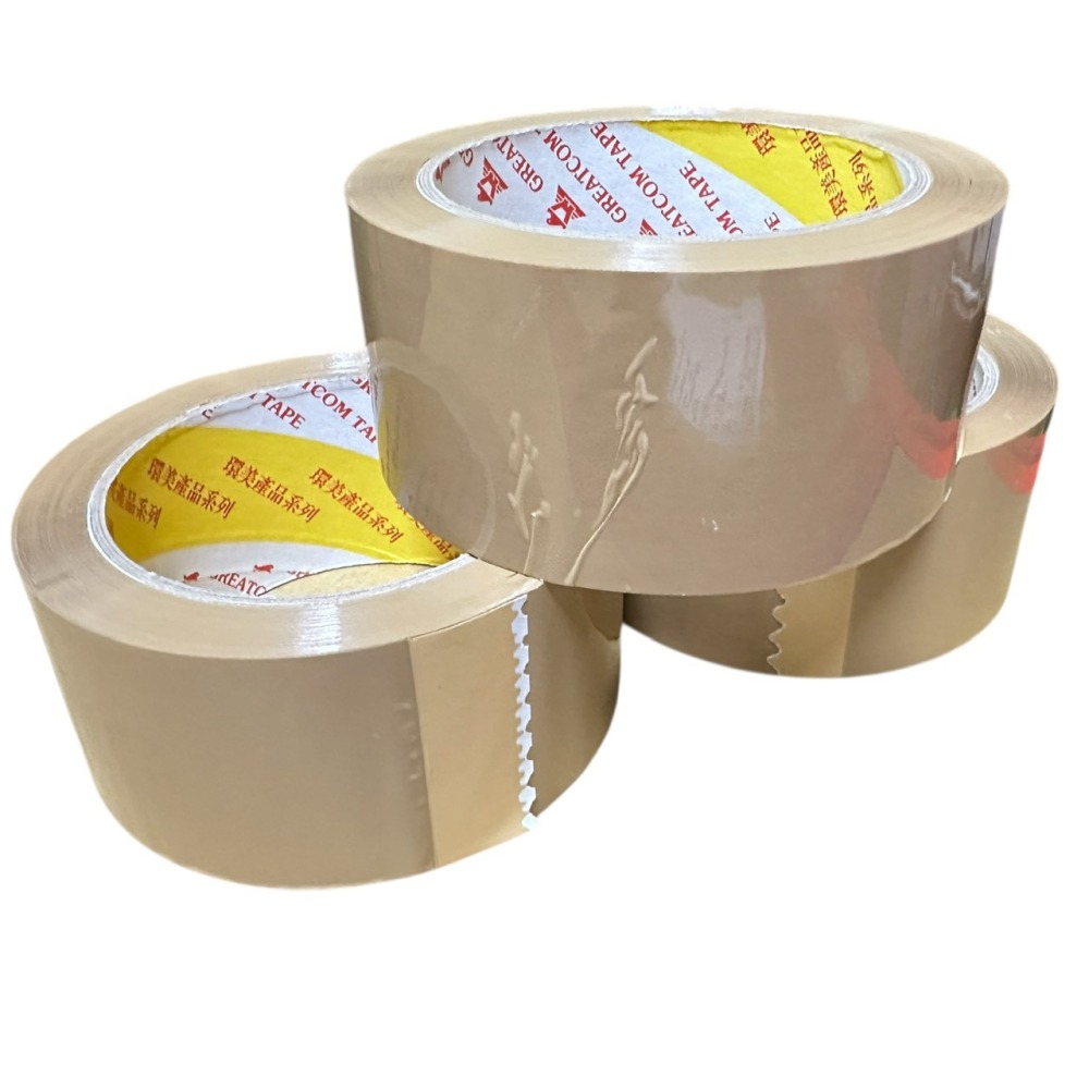 台灣製造環美OPP土棕色 48mm*90y一箱120捲免運送切台 環美牌 OPP膠帶 封箱膠帶 48mm膠帶-細節圖6