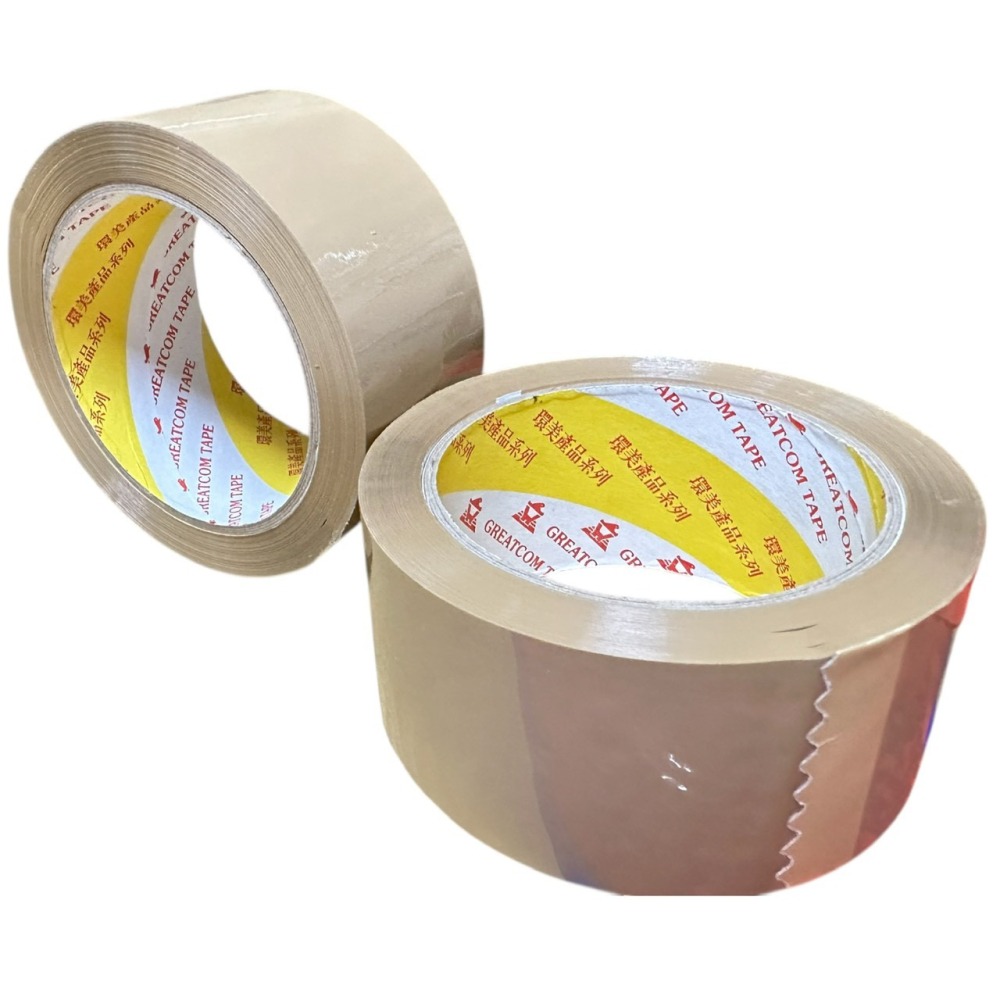 台灣製造環美OPP土棕色 48mm*90y一箱120捲免運送切台 環美牌 OPP膠帶 封箱膠帶 48mm膠帶-細節圖7