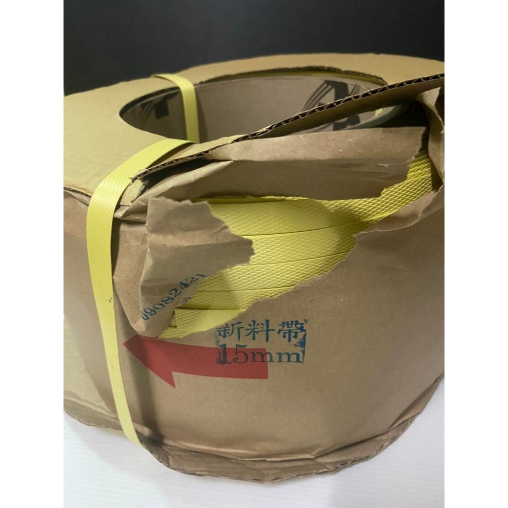 附發票 台灣現貨3捲免運(3的倍數下單) 新料特A級 15mm*9.5kg 半自動打包帶 半自動打包機 PP打包帶-細節圖4