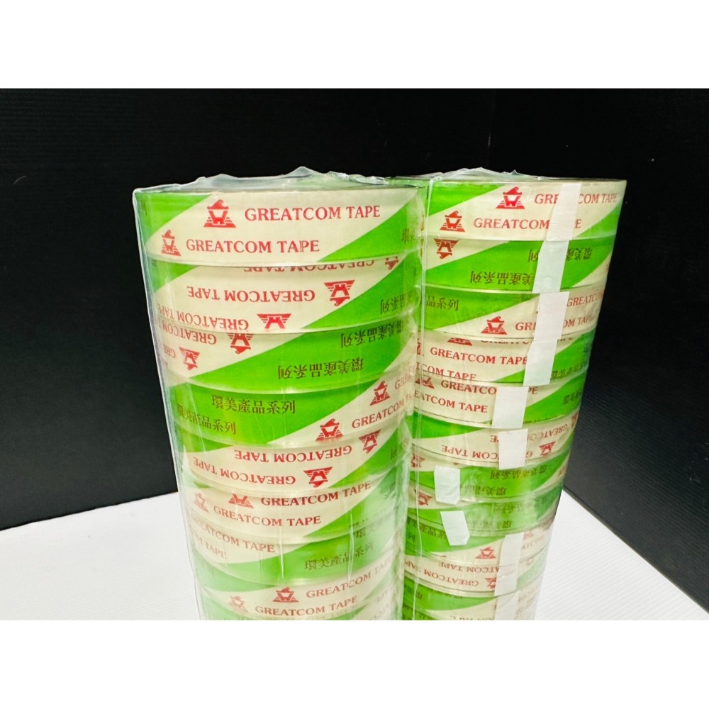 環美牌 文具膠帶18mm*40y一箱400捲 超透明 台灣製造 小膠帶 18mm膠帶 環美牌 封箱膠帶 透明膠帶-細節圖7