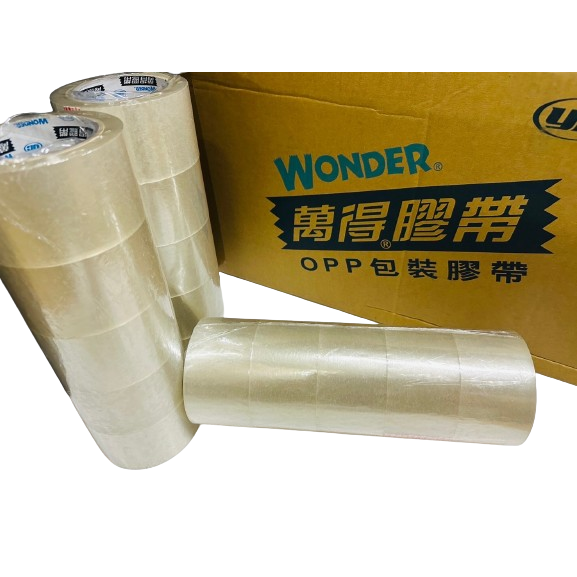 萬得12730 60mm*90y一箱100捲 萬得膠帶 冷凍膠帶 萬洲膠帶 台灣製造 封箱膠帶 透明膠帶 OPP膠帶-細節圖8