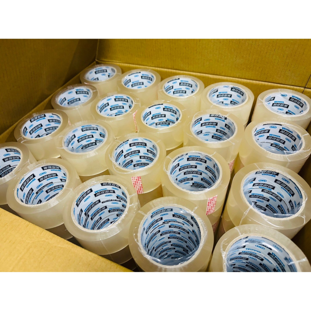 萬得12730 60mm*90y一箱100捲 萬得膠帶 冷凍膠帶 萬洲膠帶 台灣製造 封箱膠帶 透明膠帶 OPP膠帶-細節圖9