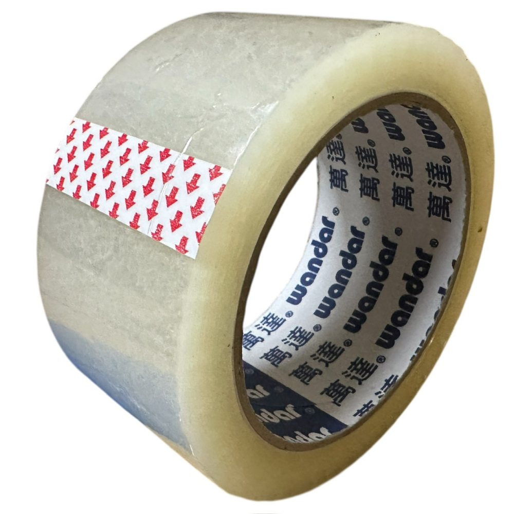 含稅附發票 超便宜90Y! 48mm膠帶 萬達牌 OPP膠帶 一箱120捲 封箱膠帶 透明膠帶 萬達膠帶 43u 加強黏-細節圖3