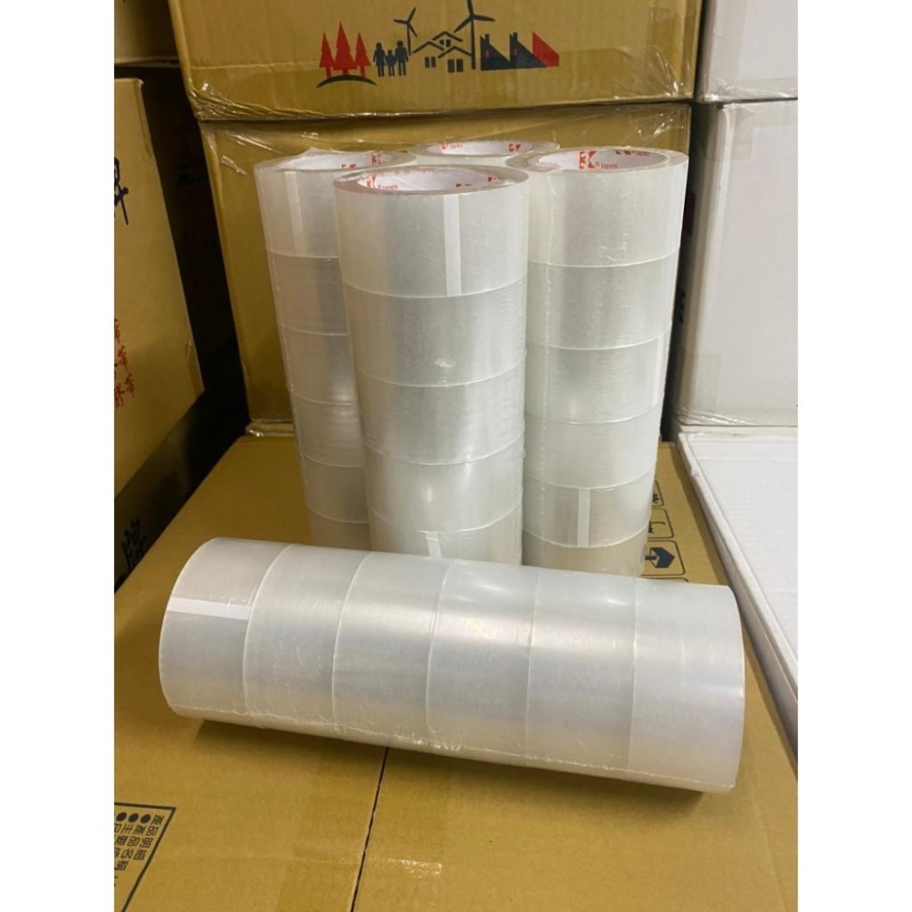 43U加強黏最便宜免運! 3K牌膠帶48mm*80y一箱120卷送切台 封箱膠帶 透明膠帶 OPP膠帶 48mm透明膠帶-細節圖6