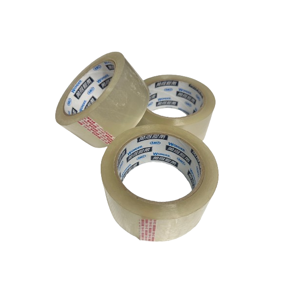 免運 萬得12730 油膠 萬洲 萬得膠帶 厚度43U 48mm*90y 封箱膠帶 抗凍膠帶 透明膠帶 S2U 萬得油膠-細節圖3