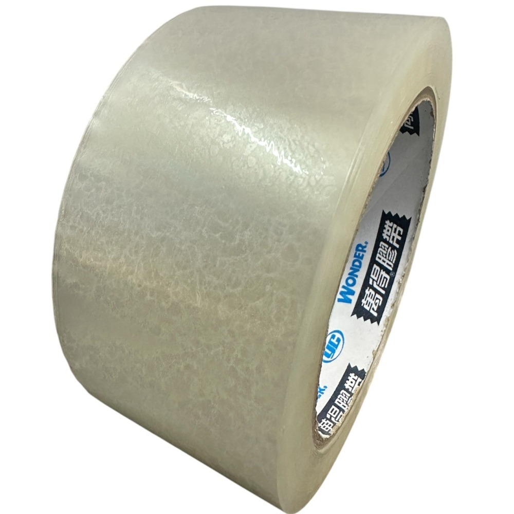 免運 萬得12730 油膠 萬洲 萬得膠帶 厚度43U 48mm*90y 封箱膠帶 抗凍膠帶 透明膠帶 S2U 萬得油膠-細節圖6