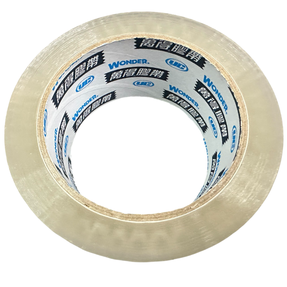 免運 萬得12730 油膠 萬洲 萬得膠帶 厚度43U 48mm*90y 封箱膠帶 抗凍膠帶 透明膠帶 S2U 萬得油膠-規格圖9