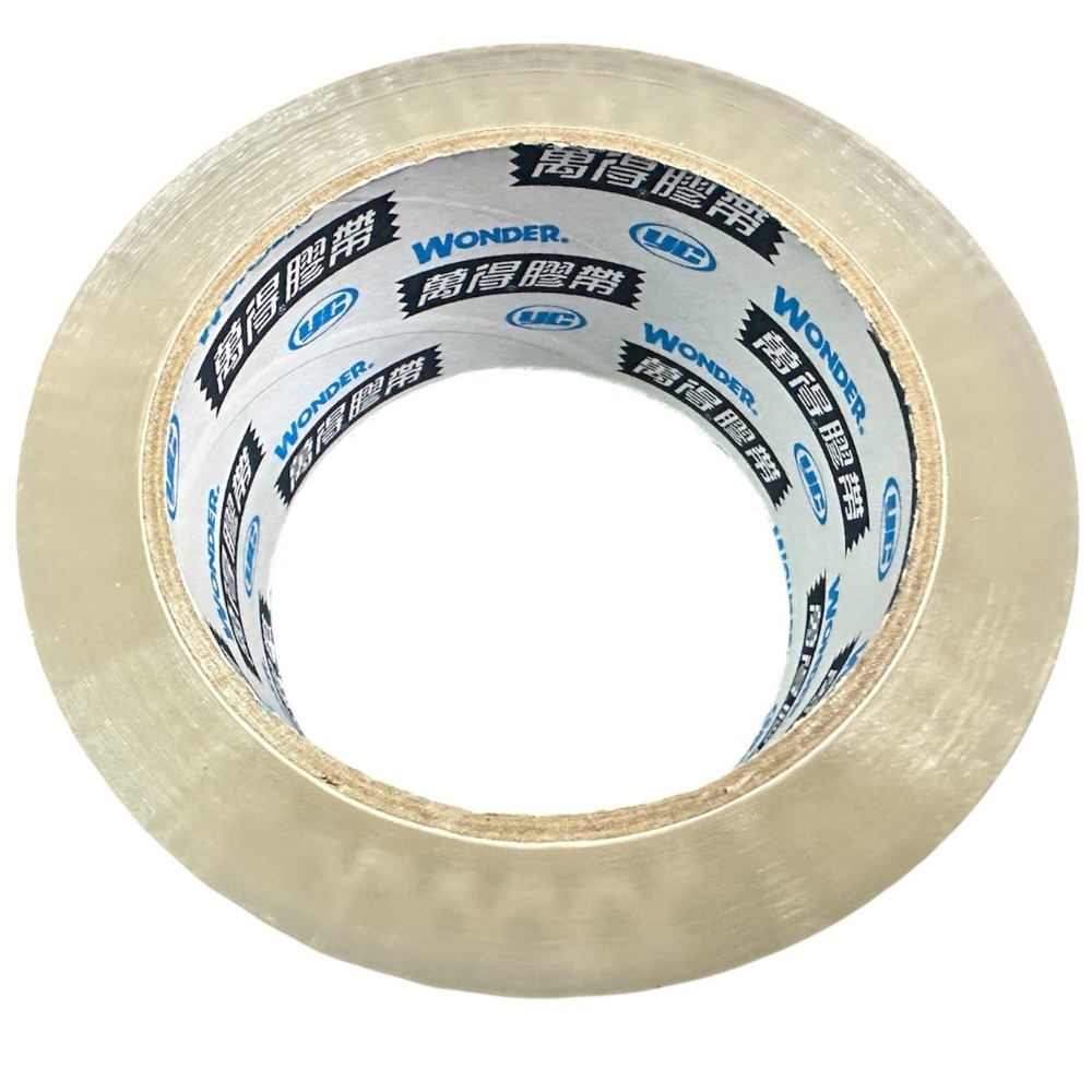 免運 萬得12730 油膠 萬洲 萬得膠帶 厚度43U 48mm*90y 封箱膠帶 抗凍膠帶 透明膠帶 S2U 萬得油膠-規格圖9