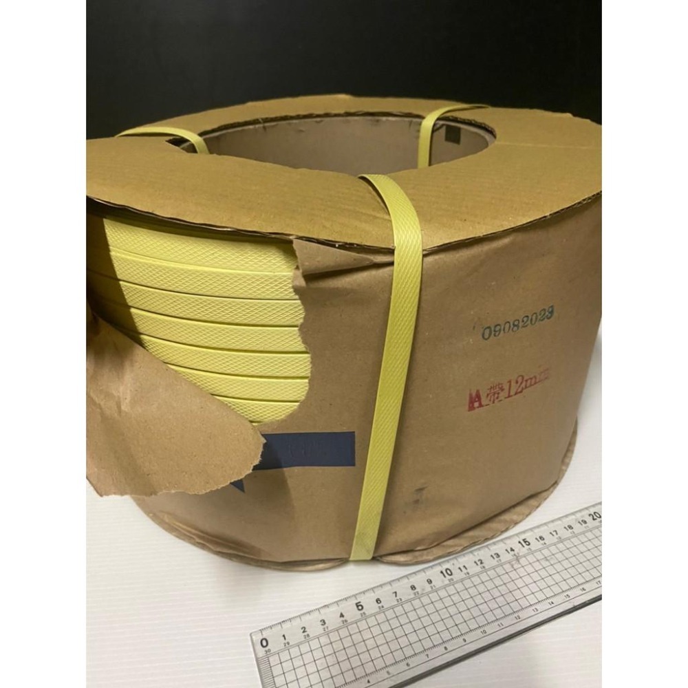 附發票3捲免運(3的倍數下單) 15/12mm*9.5kg  A級回收料 半自動打包帶 半自動打包機 PP打包帶-細節圖4