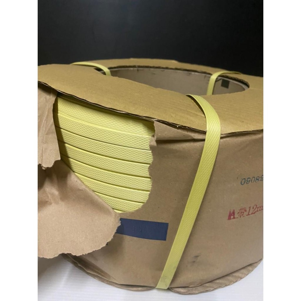 附發票3捲免運(3的倍數下單) 15/12mm*9.5kg  A級回收料 半自動打包帶 半自動打包機 PP打包帶-細節圖6