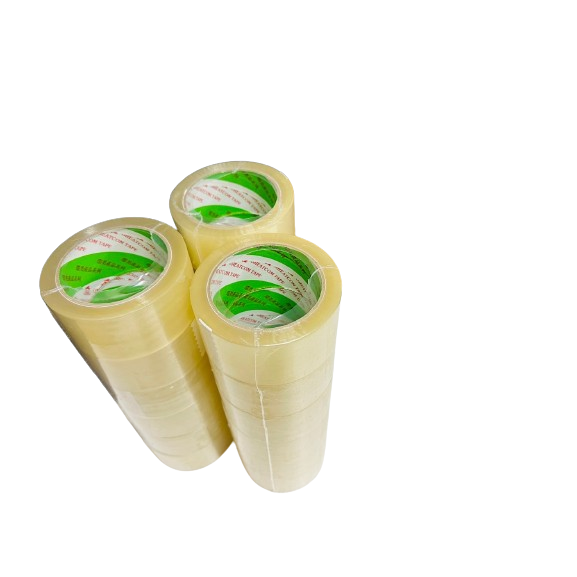 免運超黏!【綠環美4條7加厚加黏款】送切台 封箱膠帶48mm*80y一箱120捲 OPP膠帶 環美牌 封箱膠帶 環美膠帶-細節圖3