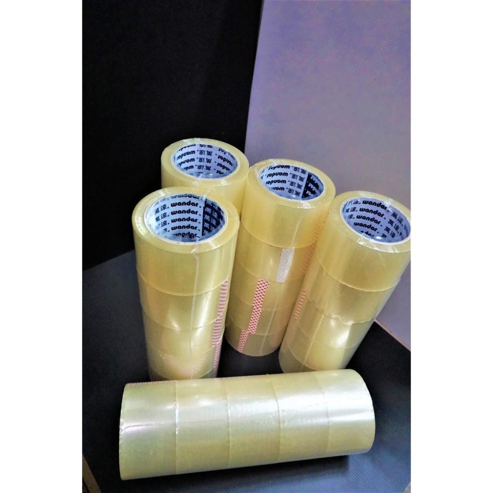含稅附發票 快速出貨!萬達 60mm*90Y一箱100捲 OPP膠帶 透明膠帶 封箱膠帶 萬達膠帶 寬版膠帶 加強黏-細節圖4