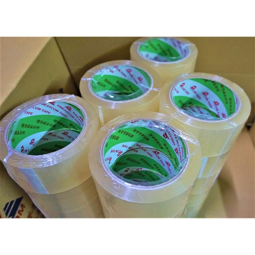含稅附發票【環美牌4條7加厚加黏款】封箱膠帶48mm*80y一捲只要19元 OPP膠帶 透明膠帶(超取最多24捲)-細節圖3