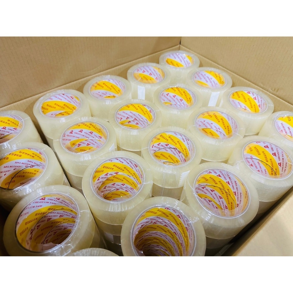 台灣製造 環美加強黏48mm長100y一箱120捲 MIT環美牌 封箱膠帶 OPP膠帶 48mm膠帶 透明膠帶-細節圖3