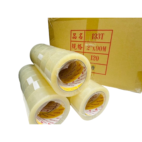 台灣製造 環美加強黏48mm長100y一箱120捲 MIT環美牌 封箱膠帶 OPP膠帶 48mm膠帶 透明膠帶-規格圖6