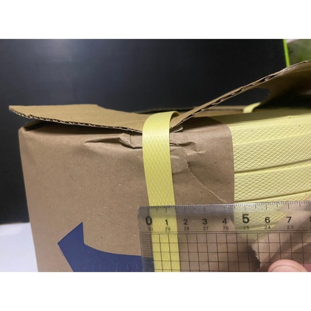 含稅附發票 3捲免運(3的倍數下單) A級回收料 打包帶 15mm*9.5kg 半自動打包帶 半自動打包機 PP打包帶-細節圖5