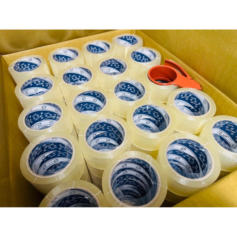 台灣製造SGS認證 藍固得48mm*90Y一箱120顆 透明膠帶 地球牌 OPP膠帶 封箱膠帶 固得膠帶 地球膠帶-細節圖6