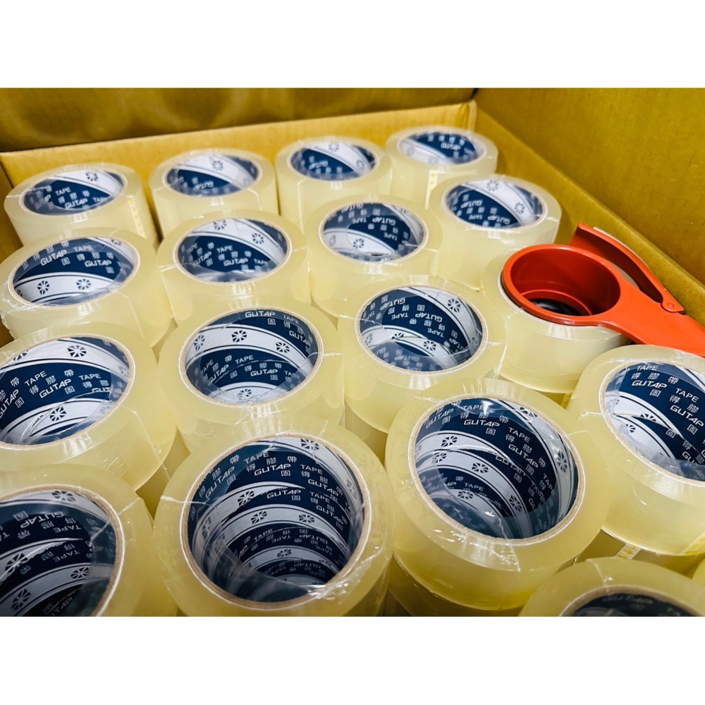 市售最便宜 地球牌 藍固得 透明膠帶 一箱120捲 48mm*90Y OPP透明膠帶 封箱膠帶 地球膠帶 固得膠帶-細節圖6