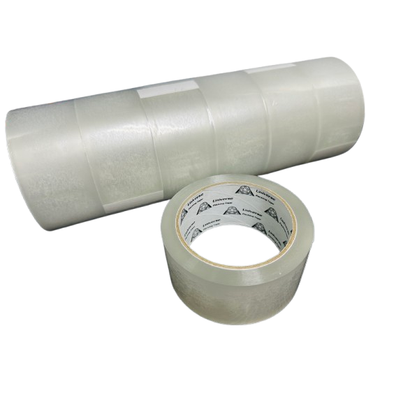 老品牌SGS認證 五同牌 透明膠帶 48mm*90Y 厚度4條 一般黏 封箱膠帶 OPP膠帶 48mm膠帶 包裝膠帶-細節圖4