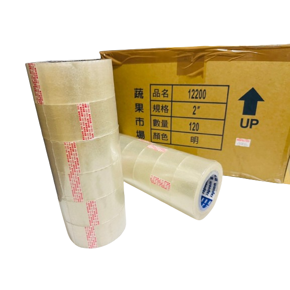 萬得膠帶12200 超高黏度農產用 封箱膠帶 萬得 油膠膠帶 透明膠帶 萬得油膠 冷凍膠帶 萬得牌膠帶-細節圖3