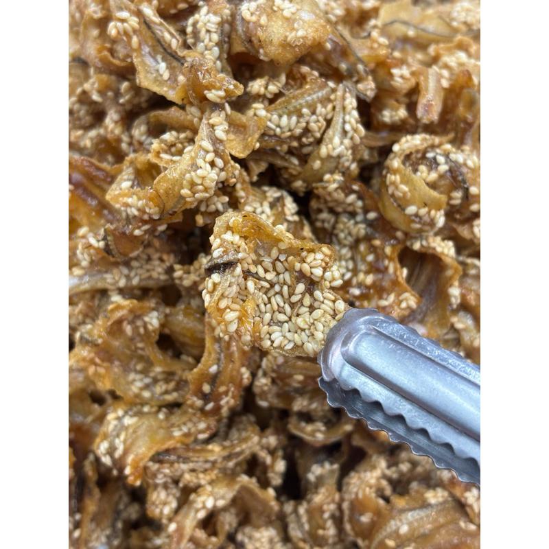 黃金魚-原味/香蔥梅魚酥🐟 纖股酥整尾小魚乾烘烤加上 小魚乾、芝麻、青蔥、麥芽 豐富的口感及味覺的享受👍-細節圖3