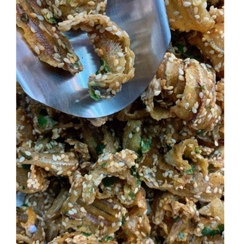 黃金魚-原味/香蔥梅魚酥🐟 纖股酥整尾小魚乾烘烤加上 小魚乾、芝麻、青蔥、麥芽 豐富的口感及味覺的享受👍-細節圖6