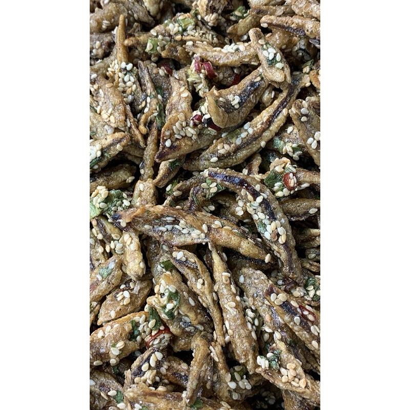黃金魚-原味/香蔥梅魚酥🐟 纖股酥整尾小魚乾烘烤加上 小魚乾、芝麻、青蔥、麥芽 豐富的口感及味覺的享受👍-細節圖8